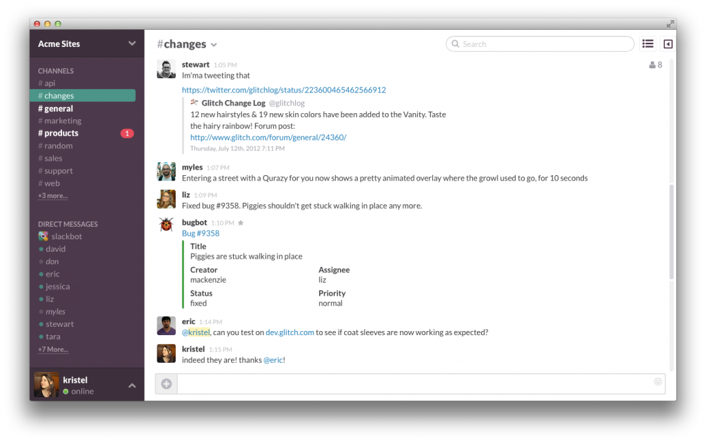 Slack desktop