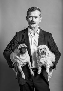 Commander Chris Hadfield | BetaKit Cmdr. Hadfield with Albert and Jack.