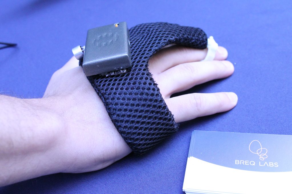BreqLabs builds hand-tracking products to enable individuals, especially those with disabilities, to access computers in new ways for work or for communication purposes.