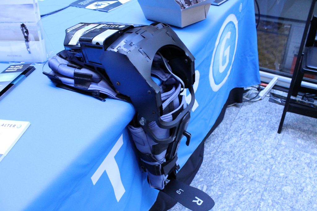 AlterG has developed a bionic leg with user initiated motor technology and an Anti-Gravity Treadmill with air pressure unweighting technology.