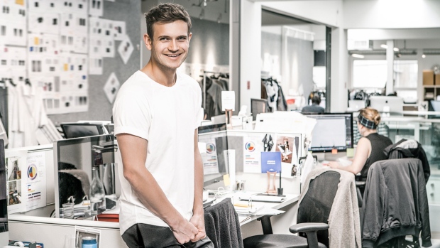 JJ Wilson, co-founder of Kit and Ace. Photo via CBC | BetaKit JJ Wilson, co-founder of Kit and Ace. Photo via CBC