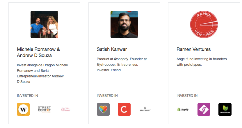 AngelList Canadian Syndicates