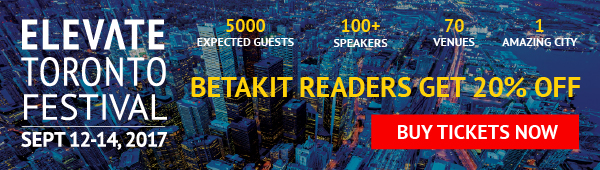 Elevate Newsletter banner | BetaKit Elevate Newsletter banner