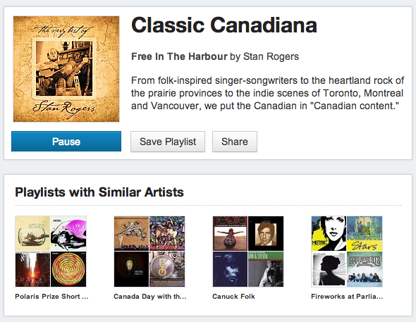 Songza Canada
