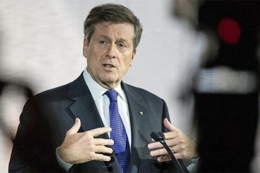 Toronto Mayor John Tory