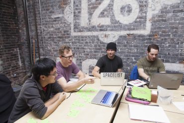 Emily Carr students with spacelist