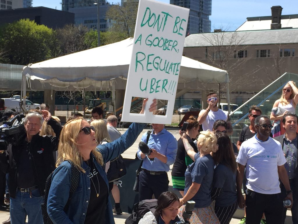Uber Toronto rally