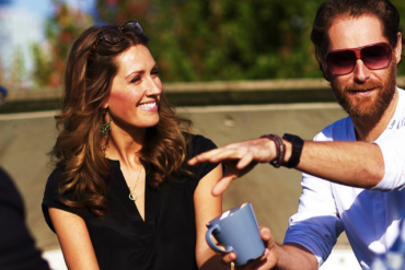 Meredith Powell and Hootsuite’s Ryan Holmes