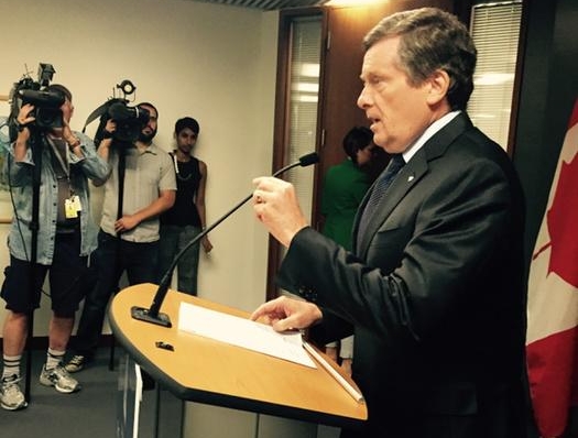 Toronto Mayor John Tory