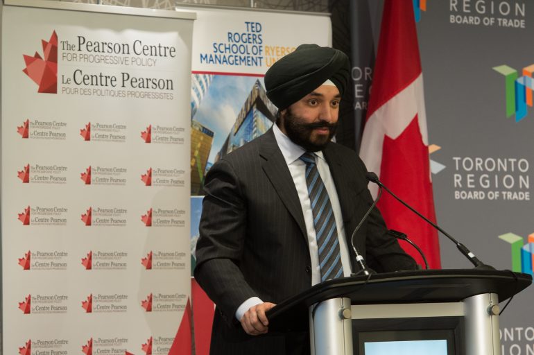Minister Navdeep Bains