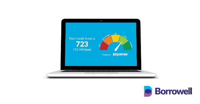 Borrowell Credit Score Gauge
