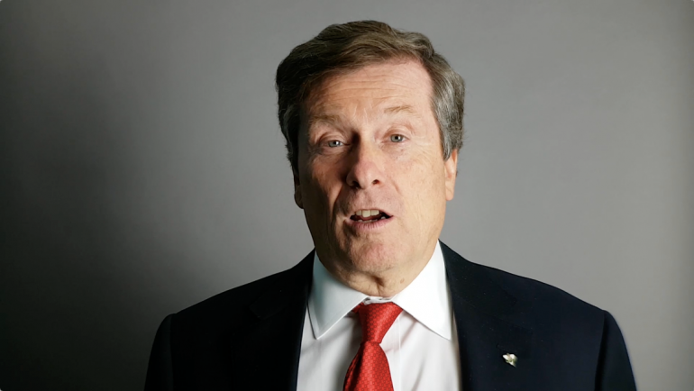 Toronto Mayor John Tory