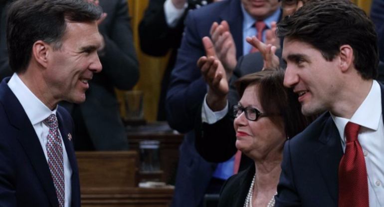 Finance Minister Bill Morneau and Prime Minister Justin Trudeau