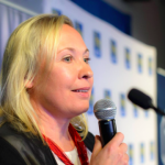 Lana Novikova founder of Heartbeat Au speaks at TECHTO