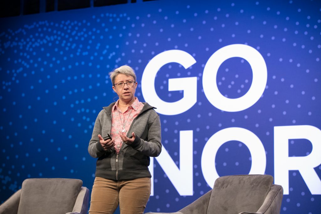 Francoise Beaufays Research Scientist at Google_ sheds light on how AI has revolutionized speech recognition at Go North 2017.