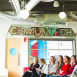 Discussion at Communitech workspace
