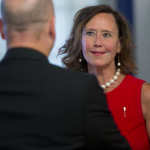 Bronwyn Eyre becomes minister of education and minister responsible for the Status of Women.