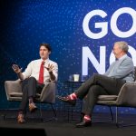 Justin Trudeau and Eric Schmidt