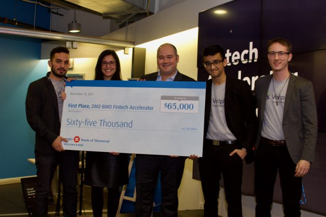 DMZ-BMO Fintech Accelerator first place winners, Viviplan