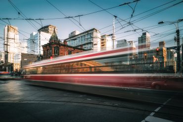 Toronto Queen and Spadina intersection