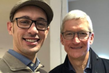 Tim Cook Apple and Tobias Lutke Shopify