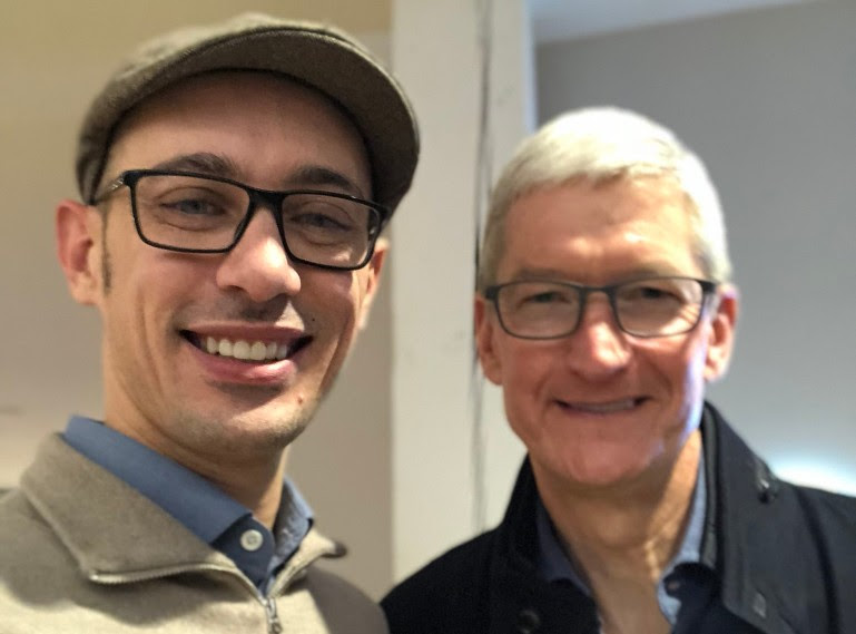 Tim Cook Apple and Tobias Lutke Shopify