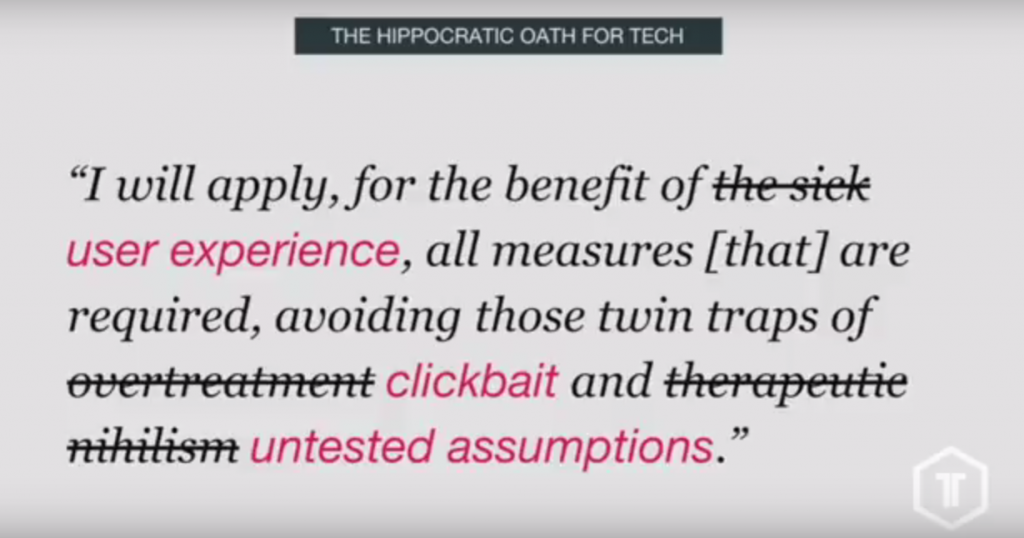 hippocratic oath for tech