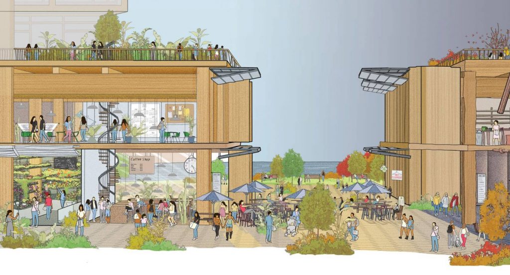 Quayside Sidewalk Toronto