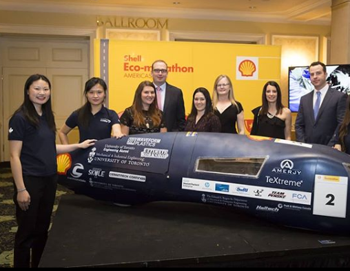 Carbon Cutting Racers | BetaKit Reigning Shell Eco-marathon champs, UofTs Carbon-Cutting Racers show off vehicle.