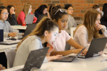 Girls Learning Code