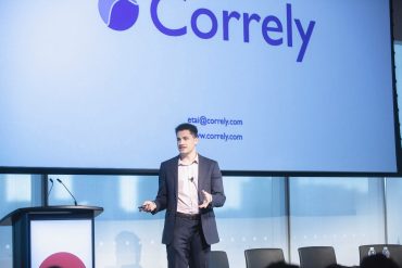 Founder Etai Mizrahi on stage at Next Canada.