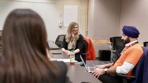 Danielle Graham with Harman Grewal, lead for Tech Undivided and Partnership Operations/ | BetaKit