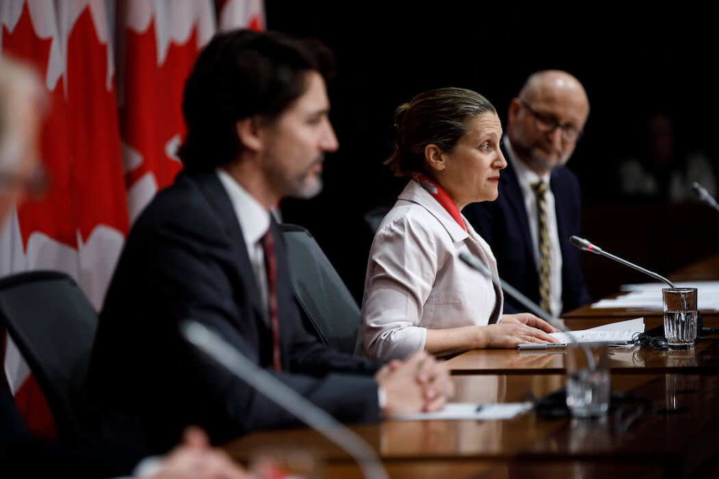 Justin Trudeau and Chrystia Freeland | BetaKit Justin Trudea and Deputy Prime Minister Chrystia Freeland