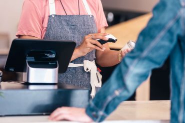 Small business taking payment