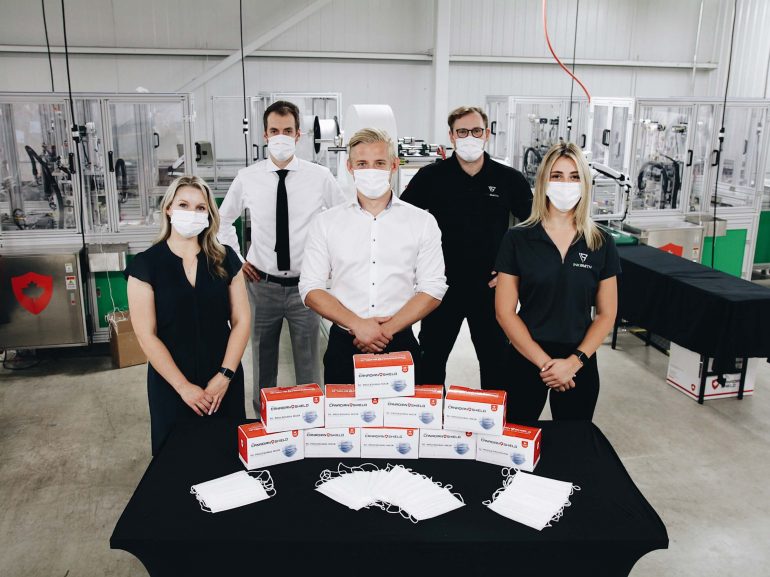 The Canadian Shield new surgical mask line