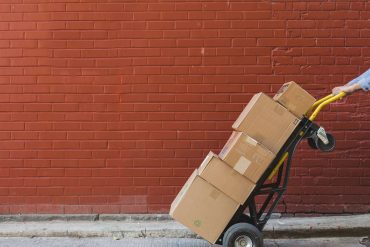 Package delivery courier