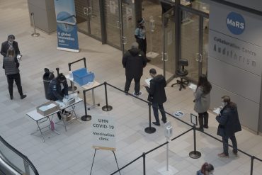 MaRS vaccination site