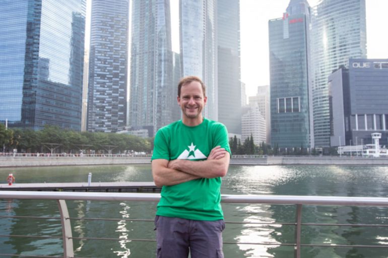 Visualping CEO Serge Salager smiling