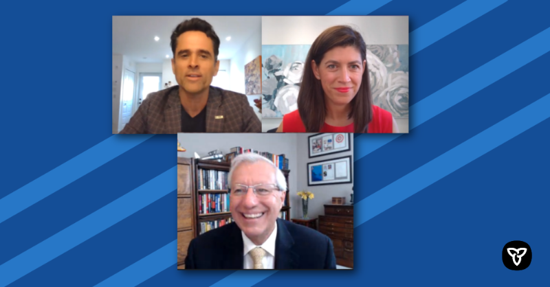 Vic Fedeli, Kim Furlong, Daniel Hinse at CVCA's Invest Canada '21 | BetaKit