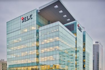 external shot of the EDC building in Ottawa