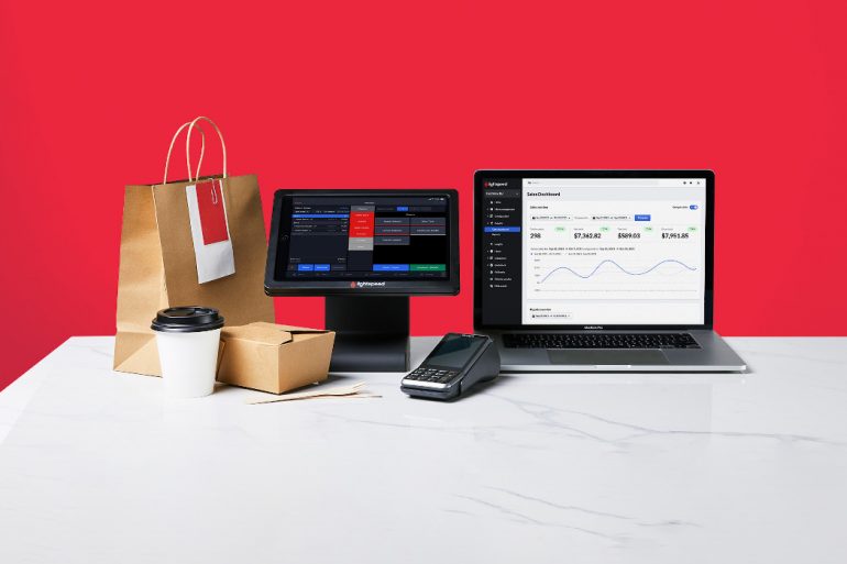 Lightspeed POS terminal.