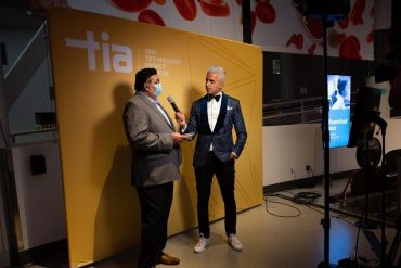 Riaz and Potluck at Technology Impact Awards