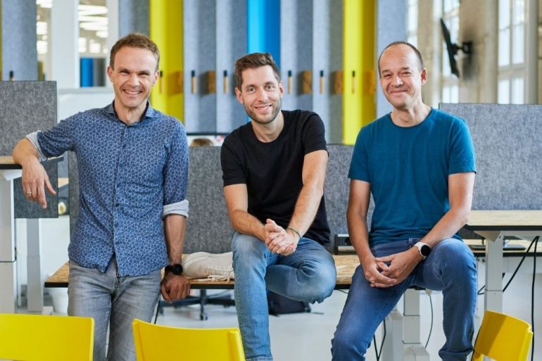 Staffbase founders sitting together