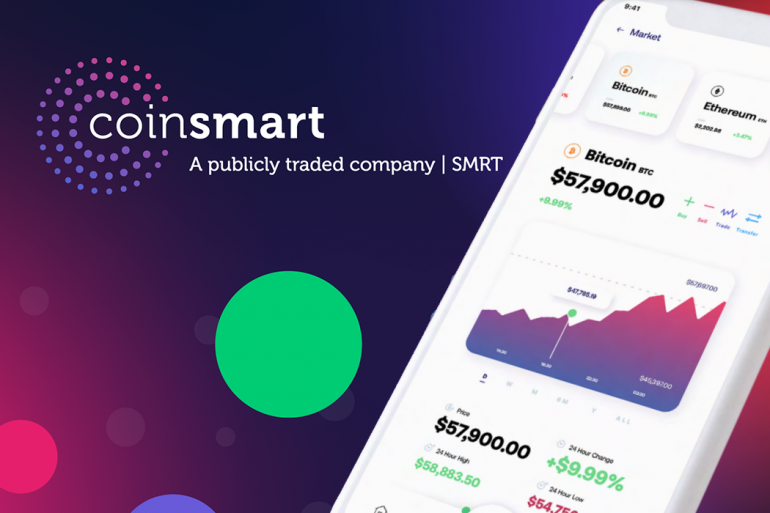 CoinSmart's interface preview