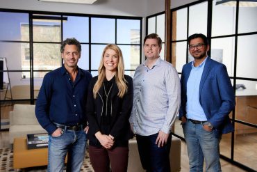 Thin AIr Labs Fund I team (from left) James Lochrie, Crystal Phillips, Rick Bird, Raghu Bharat