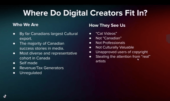 TikTok DFC C-11 presentation slide | BetaKit TikTok DFC C-11 presentation slide