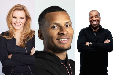 Michelle Romanow, Andre De Grasse, George Sully
