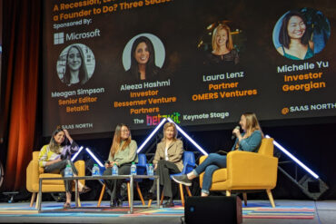 SAAS NORTH panel on VC and funding market 2022.