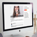 Person using The Rounds on their computer.