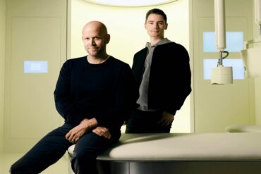 Daniel EK and co-founder
